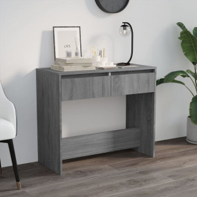 Console Table Grey Sonoma Engineered Wood Medium Storag...