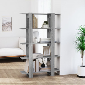 Book Cabinet Gray Sonoma Engineered wood Medium Contemp...