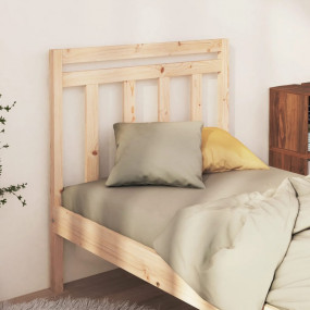 Bed Headboard Pine Solid Pine Wood Medium Decorative In...