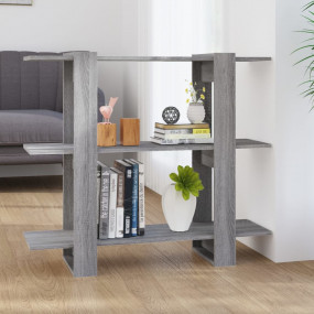 Book Cabinet Grey Sonoma Engineered wood Medium Storage