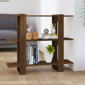 Book Cabinet Brown oak Engineered wood About 39.4 inche...