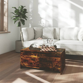Coffee Table Smoked Oak Engineered Wood Medium Coffee T...