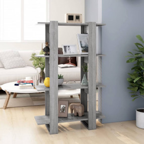 Book Cabinet Grey Sonoma Engineered Wood Medium Book Ca...