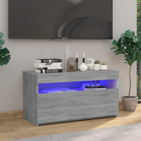 TV Cabinet Grey Sonoma Engineered Wood Medium TV Cabine...