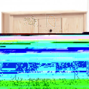 Sideboard Natural Solid Pine Wood 39.4x13.8x29.1 in Sid...