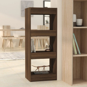 Book Cabinet Brown oak Engineered wood Medium Book Cabi...
