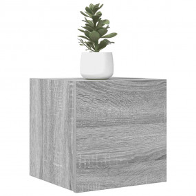Wall Mounted TV Cabinet Grey Sonoma Engineered Wood
