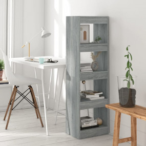 Book Cabinet Grey Sonoma Engineered Wood Medium Book Ca...