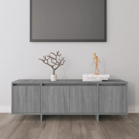 TV Cabinet Gray Sonoma Engineered wood Medium TV Cabine...