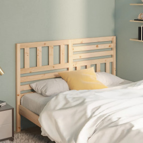 Bed Headboard Natural Pine Solid Pine Wood Standard Dur...