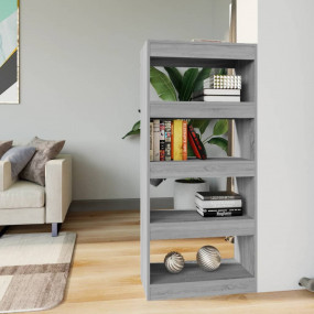 Book Cabinet Grey Sonoma Engineered Wood 23.6 x 11.8 x ...