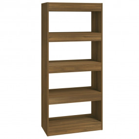 Book Cabinet Brown oak Engineered wood 23.6 x 11.8 x 53...