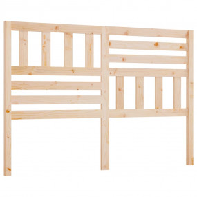 Bed Headboard Natural Wood Solid Pine Wood Large