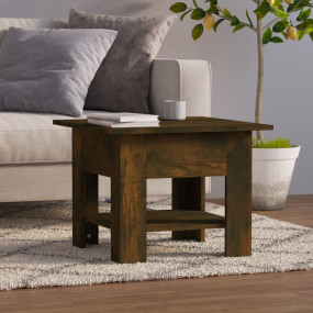 Coffee Table Smoked Oak Engineered Wood Medium Coffee T...