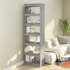 Book Cabinet Grey sonoma Engineered wood Book Cabinet R...
