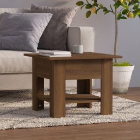 Coffee Table Brown Oak Engineered Wood Medium Coffee Ta...