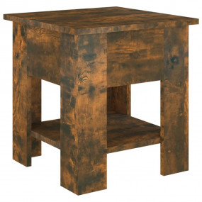 Coffee Table Smoked Oak Engineered Wood Compact Coffee ...
