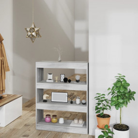 Book Cabinet Grey Sonoma Engineered Wood Medium Book Ca...