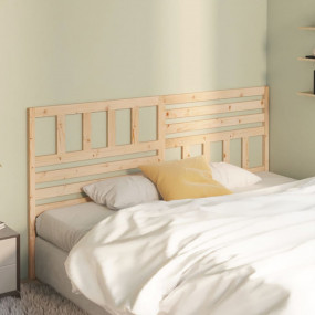 Bed Headboard Natural Pine Solid pine wood Large Durabl...