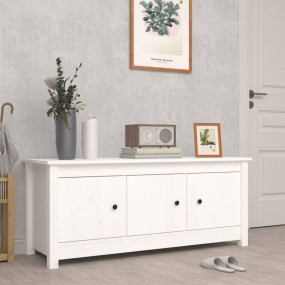 Shoe Cabinet White Solid pine wood Standard Shoe Cabine...
