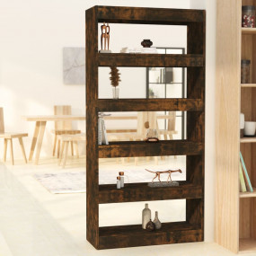 Book Cabinet Smoked oak Engineered wood 31.5 x 11.8 x 6...