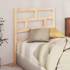Bed Headboard Natural Pine Solid Pine Wood