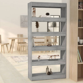 Book Cabinet Grey Sonoma Engineered wood Medium Book Ca...
