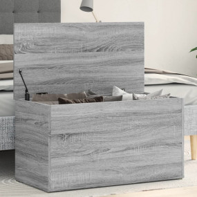 Storage Chest Grey sonoma Engineered wood Medium Storag...