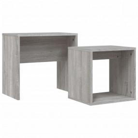 Nesting Coffee Table Grey Sonoma Engineered Wood Small ...