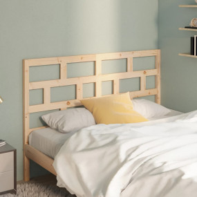 Bed Headboard natural wood Solid pine wood Fits standar...