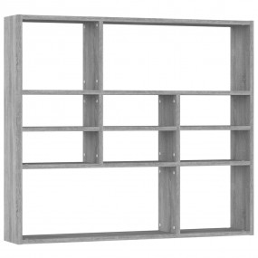 Wall Shelf Grey Sonoma Engineered wood Medium Storage
