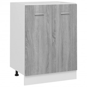 Bottom Cabinet Grey Sonoma Engineered wood Medium Botto...