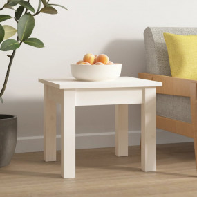 Coffee Table White Solid pine wood Small Simple Coffee ...