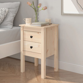 Bedside Cabinet Pine Solid Pine Wood Medium Bedside Cab...