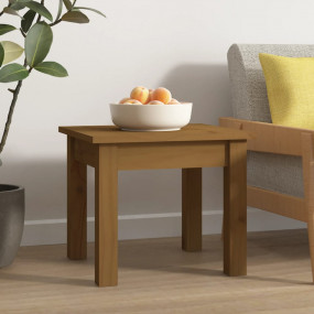 Coffee Table Honey brown Solid pine wood Small Simplist...