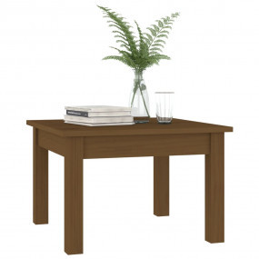 Coffee Table Honey brown Solid pine wood Small Simple