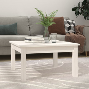 Coffee Table White Solid pine wood Minimalistic Coffee ...