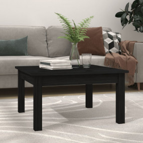 Coffee Table Black Solid pine wood Average Durable Coff...