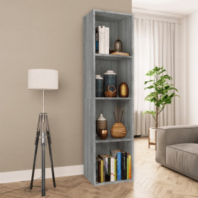 Book Cabinet Grey Sonoma Engineered wood Medium Book Ca...