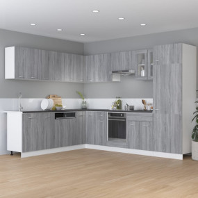 Drawer Bottom Cabinet Grey Sonoma Engineered Wood 23.6x...