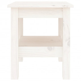 Coffee Table White Solid Pine Wood Compact Storage Coff...