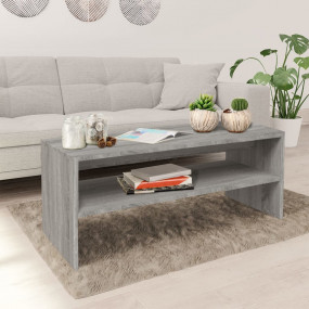 Coffee Table Grey Sonoma Engineered Wood Medium Coffee ...