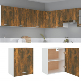 Hanging Cabinet Smoked Oak Engineered Wood Medium Hangi...