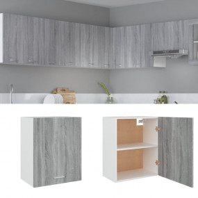 Hanging Cabinet Grey Sonoma Engineered Wood Medium Wall...