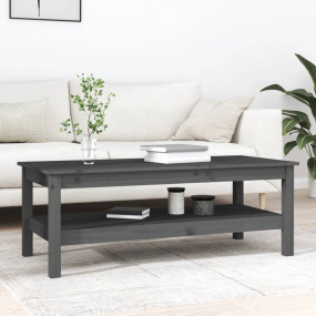 Coffee Table Grey Solid pine wood