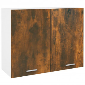 Hanging Cabinet Smoked Oak Engineered Wood Medium Hangi...