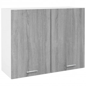 Hanging Cabinet Grey Sonoma Engineered Wood 31.5x12.2x2...