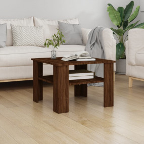Coffee Table Brown Oak Engineered Wood Medium Coffee Ta...
