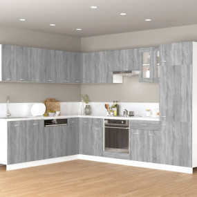 Hanging Cabinet Gray Sonoma Engineered Wood Small Hangi...