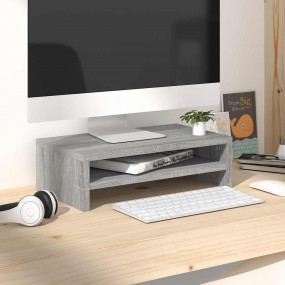 Monitor Stand Grey Sonoma Engineered wood 16.5x9.4x5.1 ...